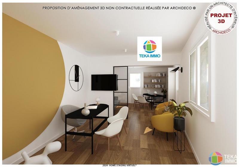 Bureau - 30 m² - 2 pièces