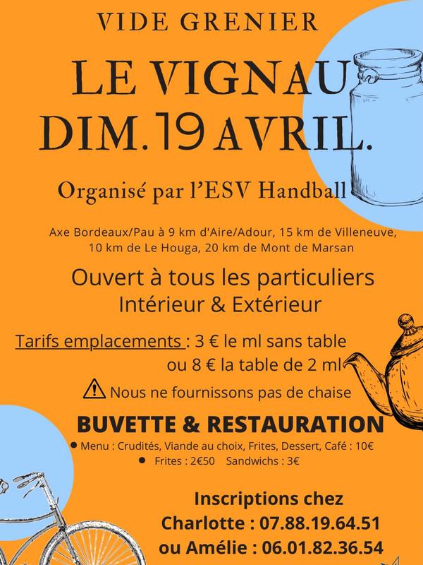Vide grenier Esv