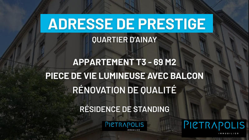 Appartement - 69 m² - 3 pièces