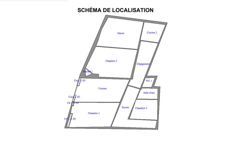 Appartement - 74 m² - 5 pièces