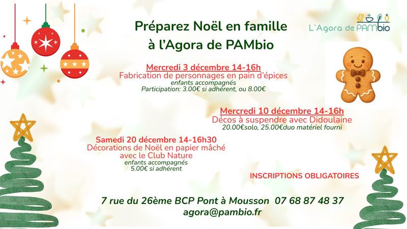 Ateliers de Noël chez PAMbio