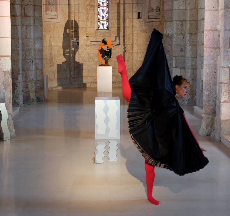 Traces : danse peinture mouvement suivi d'un débat - Châteaux en fête