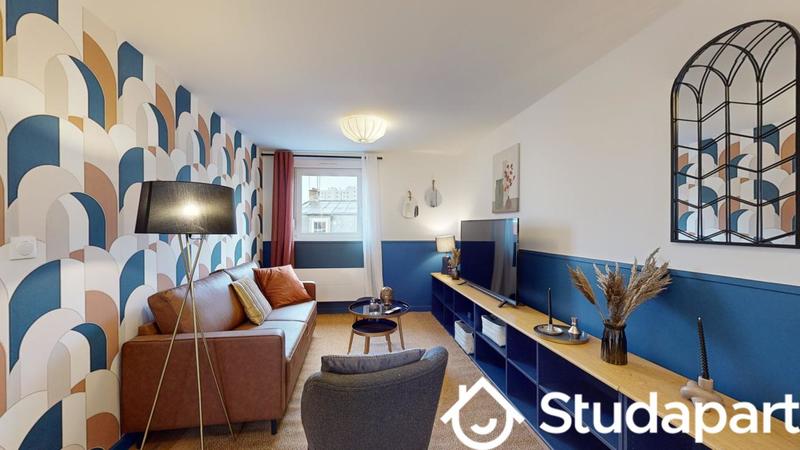 Chambre - 11 m² - 1 pièce