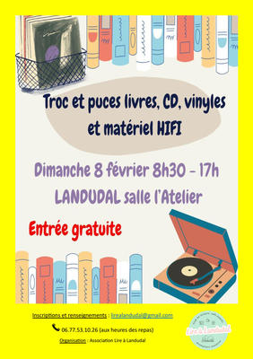 troc et puces livres, Cd, vinyles et matériels Hifi