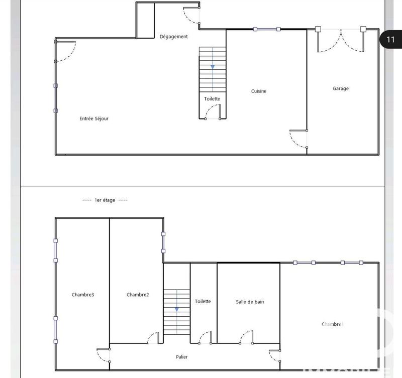 Duplex - 93 m² - 4 pièces