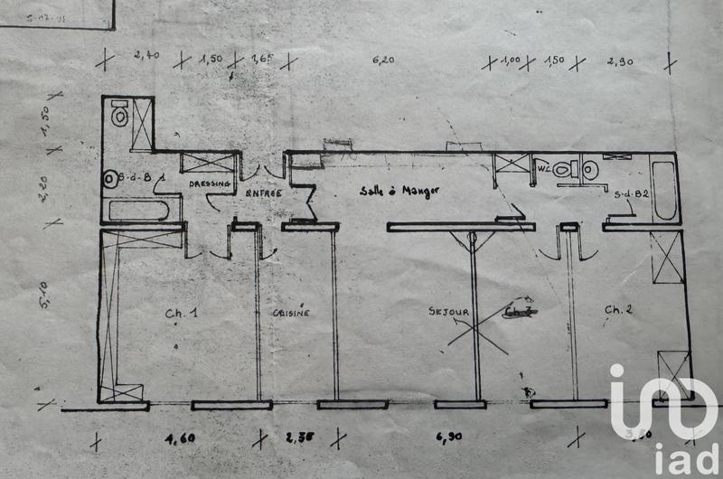 Appartement - 125 m² - 4 pièces