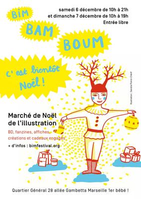 Marché de noël de l'illustration