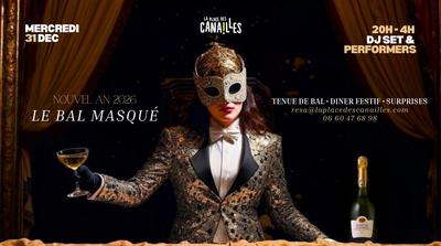 Nouvel An 2026 place des Canailles : bal masqué