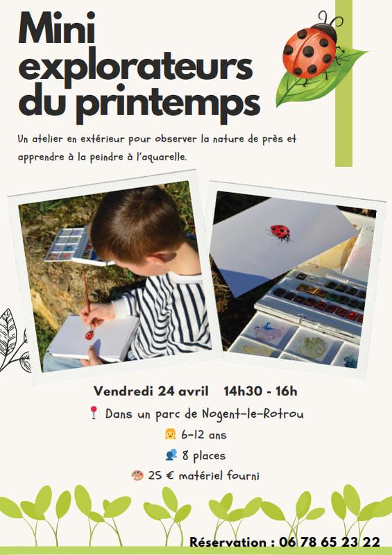 Atelier aquarelle pour enfant