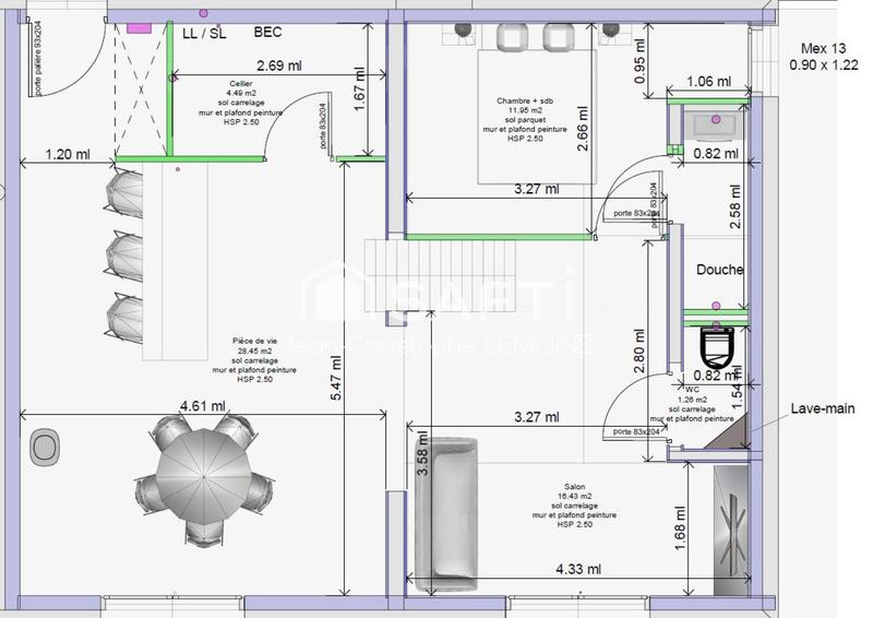 Maison - 106 m² - 5 pièces