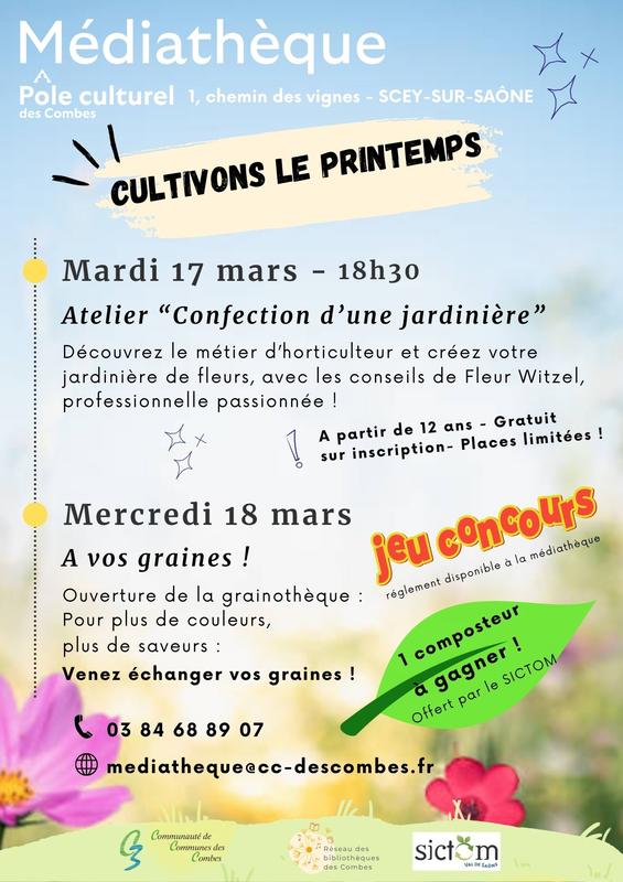 Cultivons le Printemps à la médiathèque