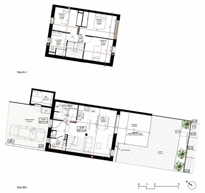 Maison - 85 m² - 4 pièces