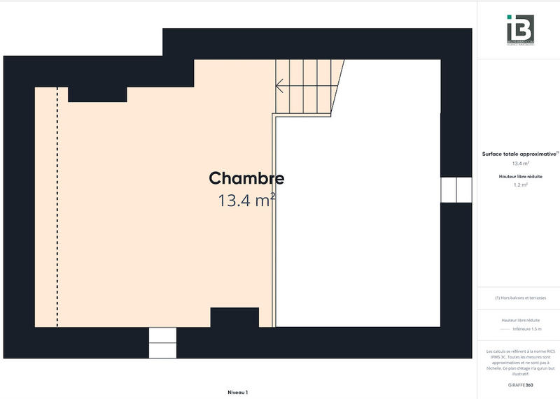 Appartement - 52 m² - 2 pièces