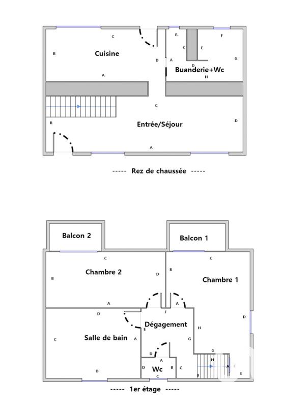 Maison - 110 m² - 3 pièces
