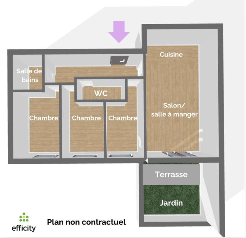 Appartement - 78 m² - 4 pièces