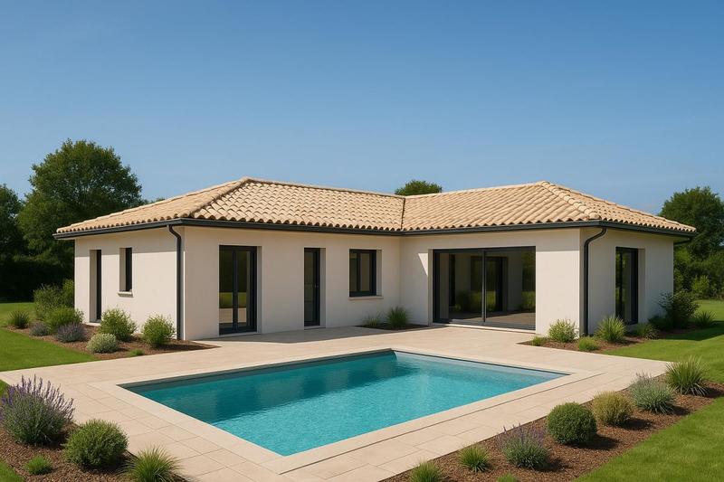 Terrain constructible - 1 400 m²