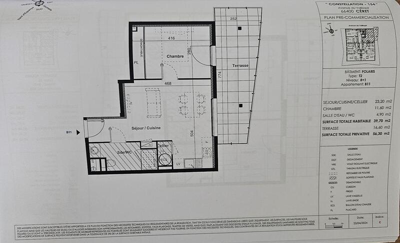 Appartement - 100 m² - 4 pièces