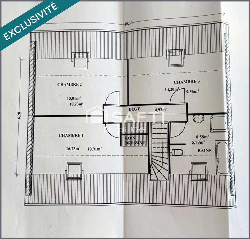 Maison - 135 m² - 4 pièces
