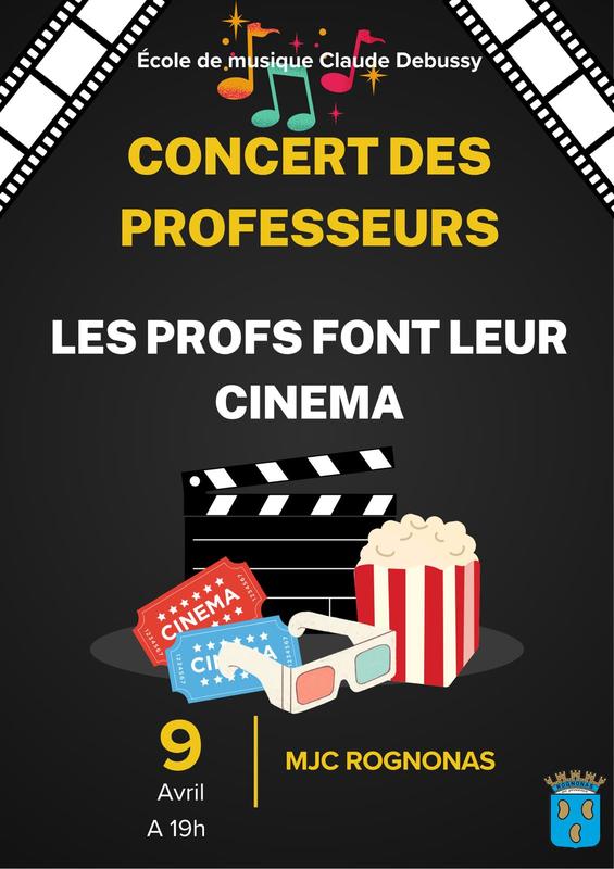Les profs font leur cinéma – Concert des professeurs