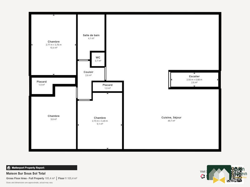 Maison - 110 m² - 5 pièces