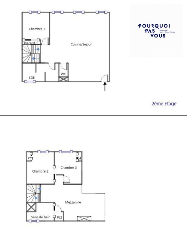 Appartement - 110 m² - 4 pièces