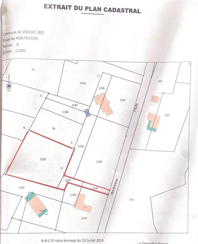 Terrain constructible - 2 500 m²