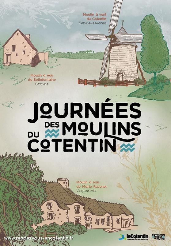 Les Journées des Moulins du Cotentin : Moulin à eau de Marie Ravenel