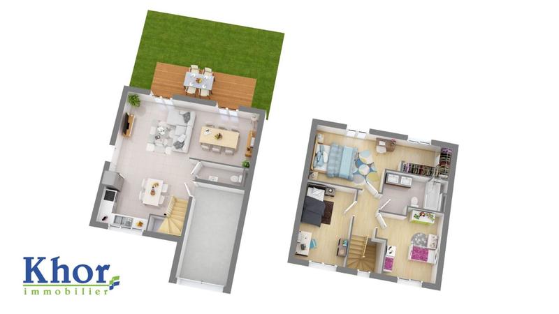 Maison - 90 m² - 4 pièces