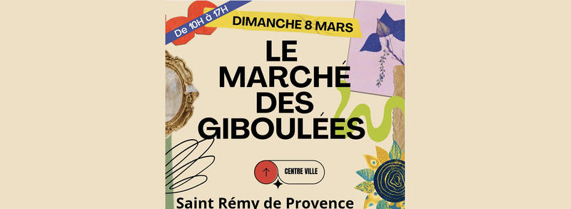 Le marché des giboulées à Saint-Rémy-de-Provence