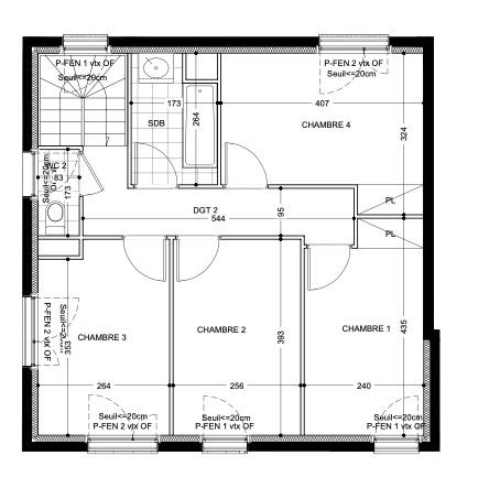 Duplex - 107 m² - 5 pièces