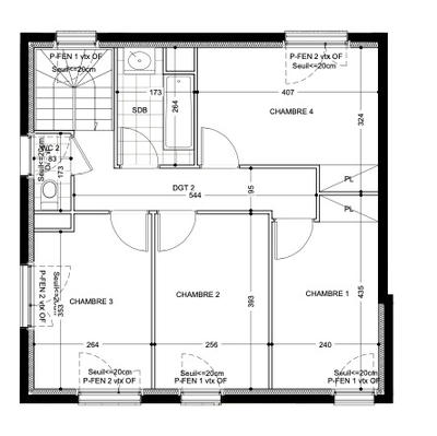 Duplex - 107 m² - 5 pièces