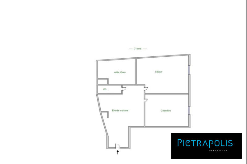 Appartement - 38 m² - 2 pièces