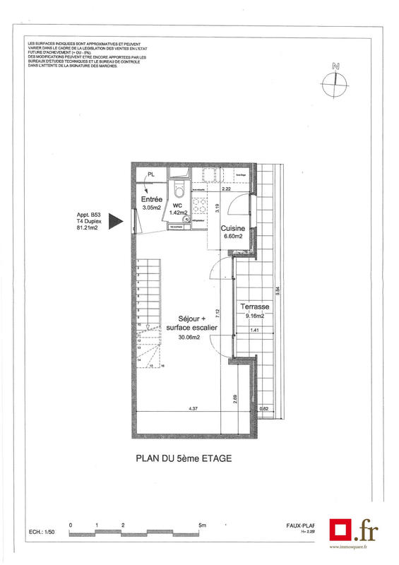 Appartement - 79 m² - 4 pièces
