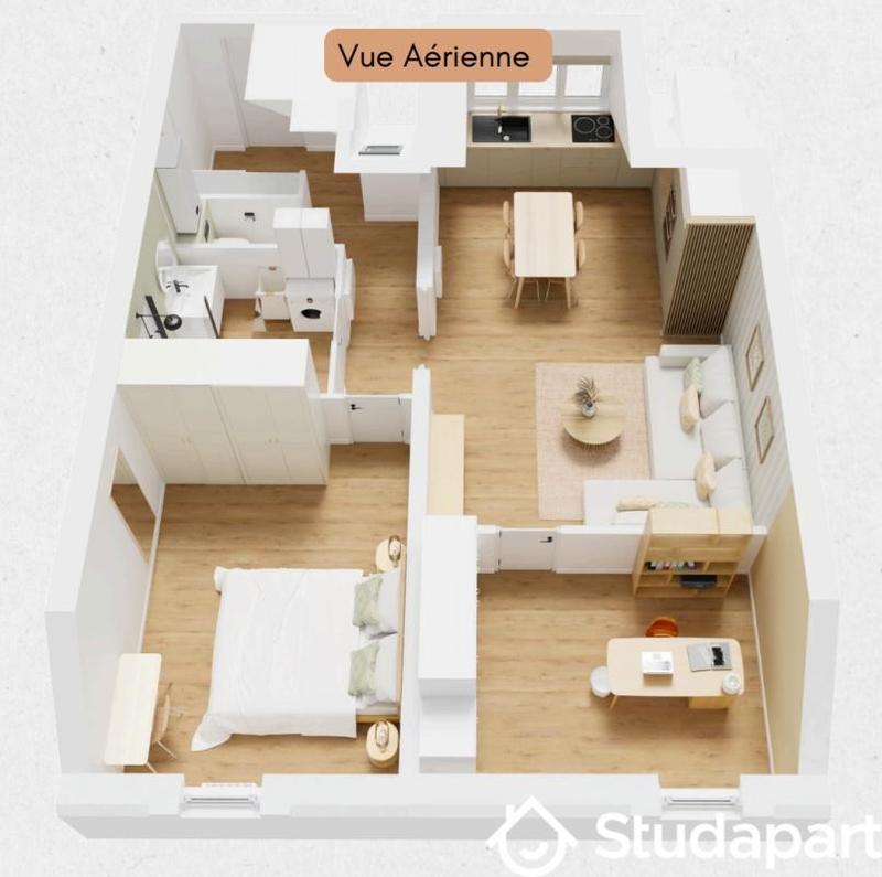 Appartement - 63 m² - 3 pièces