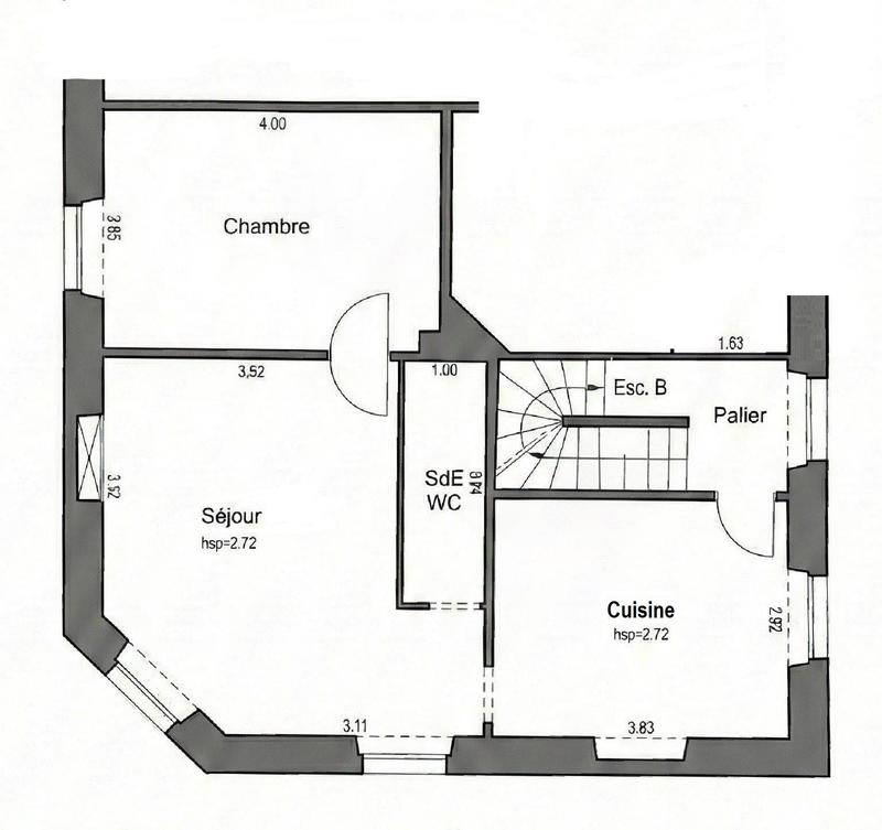 Appartement - 41 m² - 2 pièces
