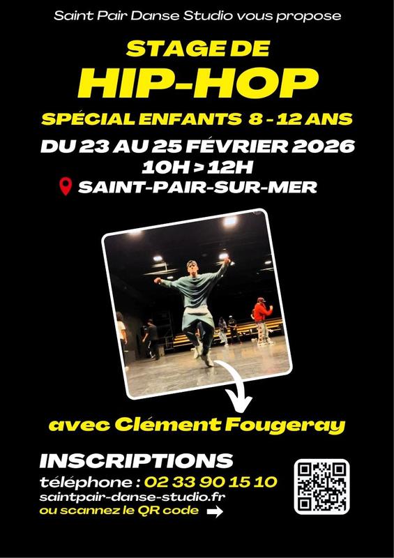 Stage de hip-hop pour enfants (8 à 12 ans)