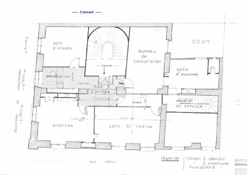 Bureau - 105 m² - 5 pièces