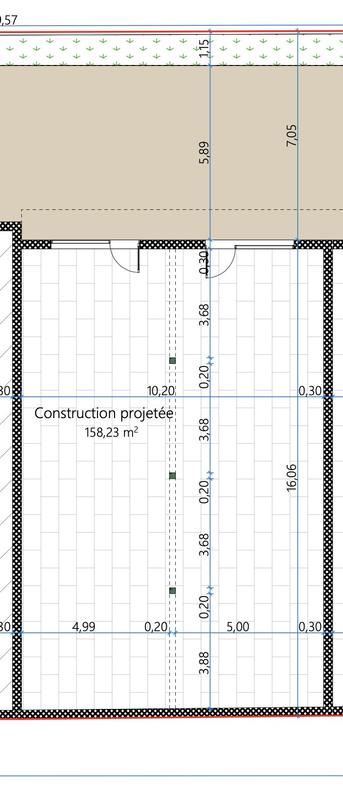 Local commercial - 160 m² - 1 pièce