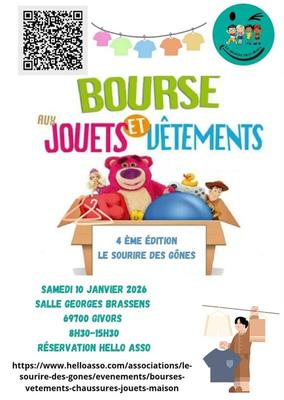 Bourse vêtements,chaussures ,jouets et articles maison