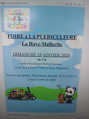 Foire à la puériculture