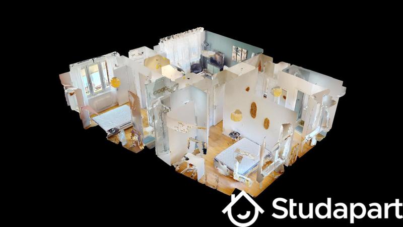 Chambre - 13 m² - 1 pièce