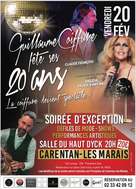 Soirée Guillaume coiffure