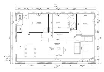 Maison - 101 m² - 4 pièces