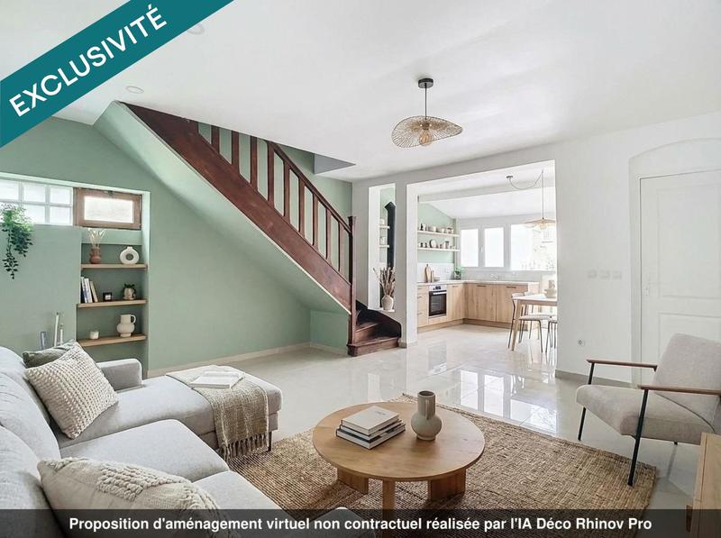 Maison de ville - 62 m² - 3 pièces