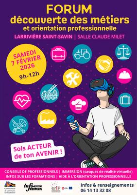 Forum découverte des métiers et orientation professionnelle