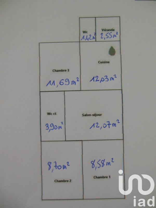 Maison - 58 m² - 5 pièces