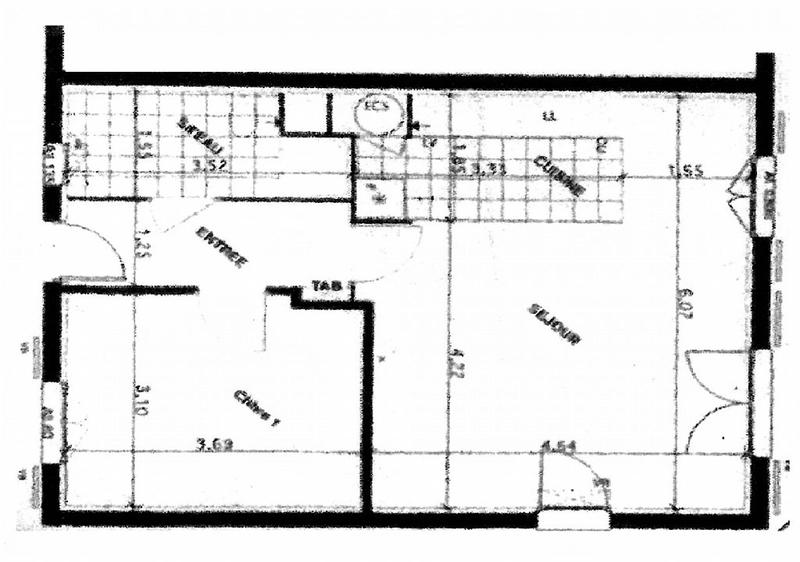Appartement - 51 m² - 2 pièces