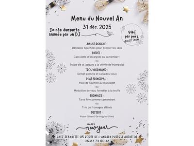 Soirée du Nouvel An au restaurant Chez Jeannette