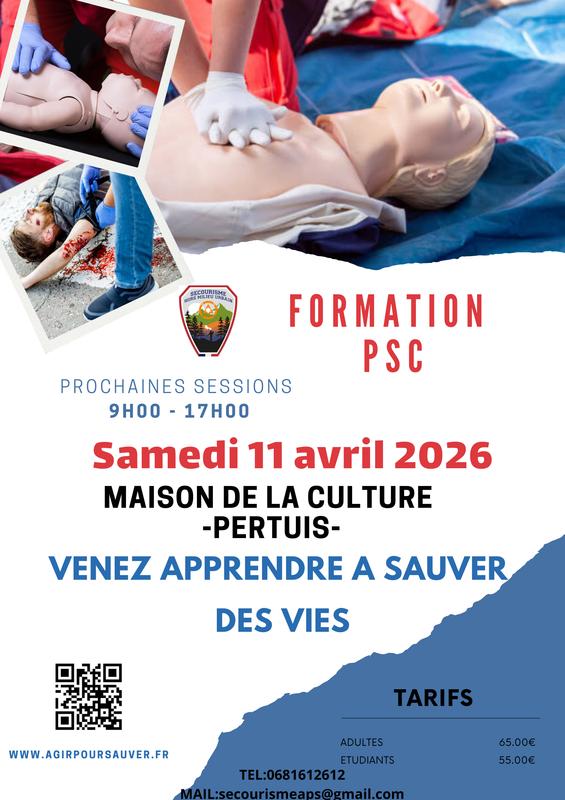 Formation secourisme Psc