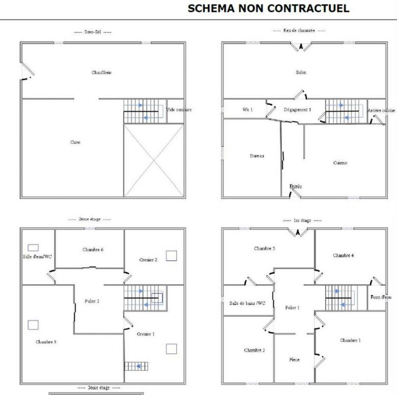 Maison - 200 m² - 7 pièces